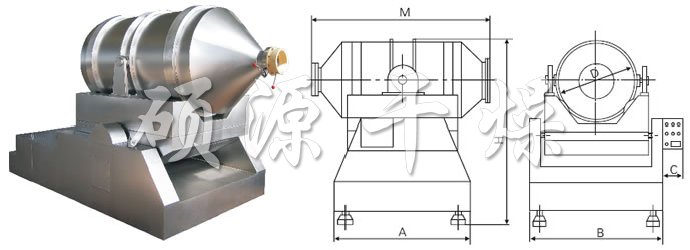 EYH系列二維運(yùn)動(dòng)混合機(jī)